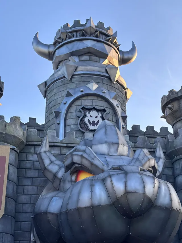 Le château de Bowser de l'univers de Mario
